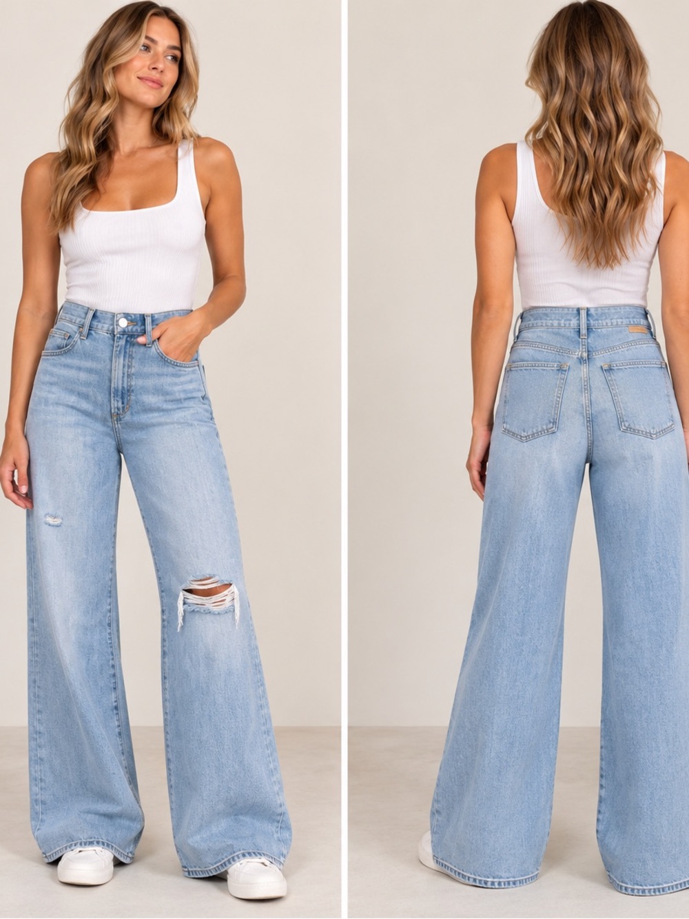 Joe’s Jeans The Goldie High Rise Wide Leg Flare Jeans Size 26